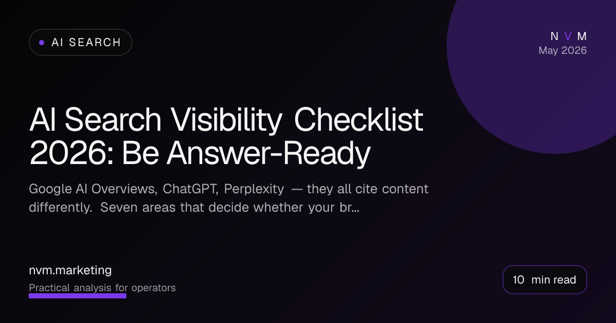 ai-search-visibility-checklist-2026-be-answer-ready-nvm